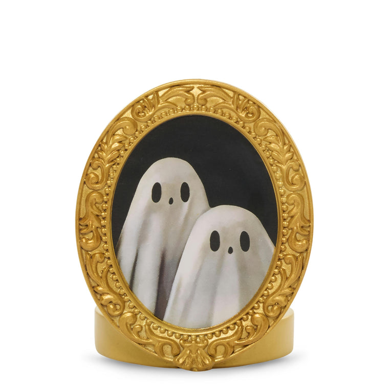 Ghost Portrait Tea Light Candle Holder H8