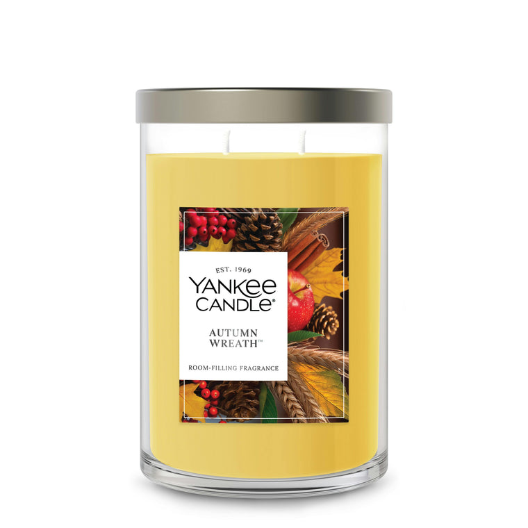 Autumn Wreath™ Large Tumbler Candle O1