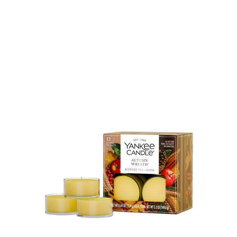 Autumn Wreath™ Scented Tea Light Candles M0