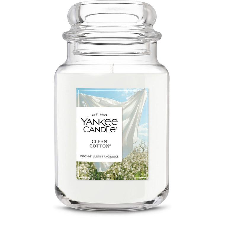 Clean Cotton® Original Large Jar Candle V6