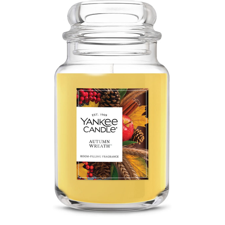 Autumn Wreath™ Original Large Jar Candle X5
