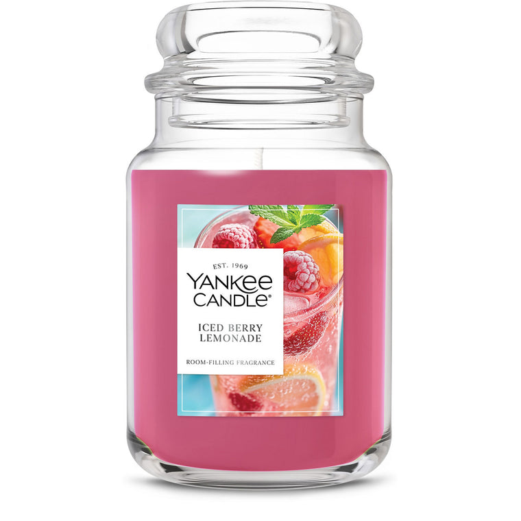 Iced Berry Lemonade Original Large Jar Candle A8