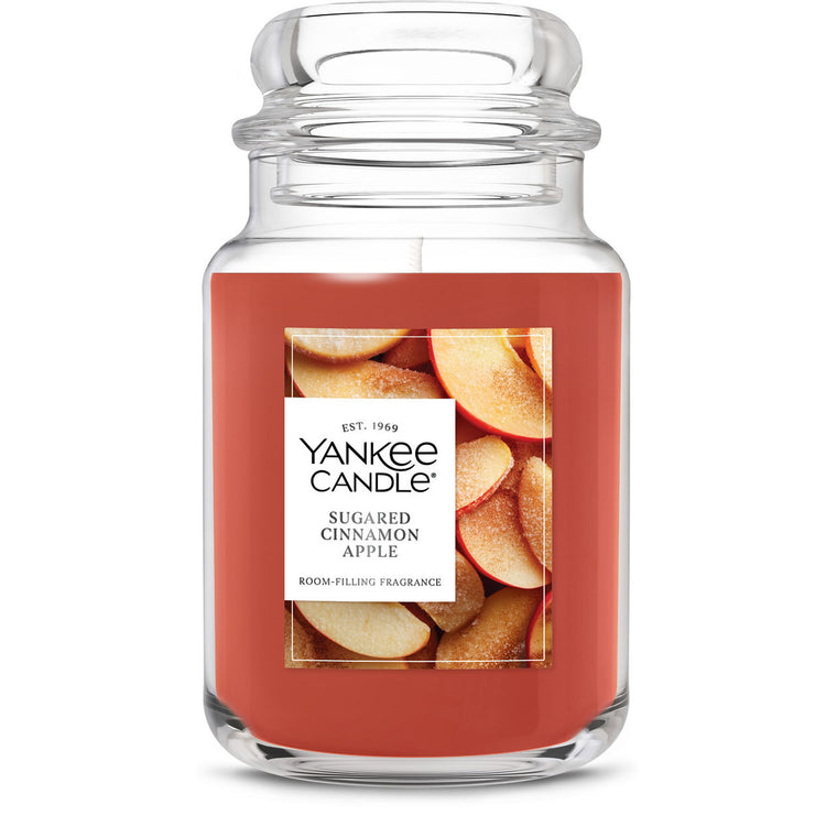Sugared Cinnamon Apple Original Large Jar Candle E4