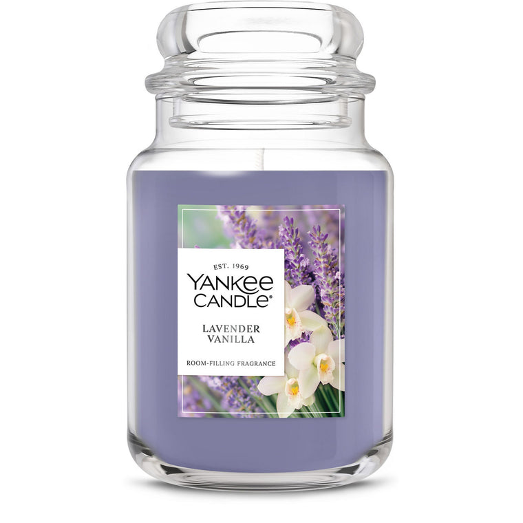 Lavender Vanilla Original Large Jar Candle M1