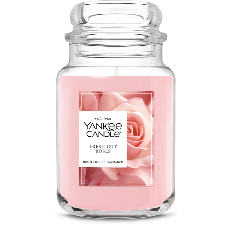 Fresh Cut Roses Original Large Jar Candle W3