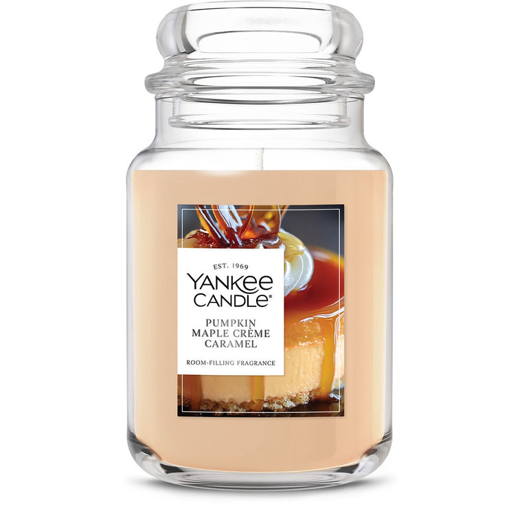 Pumpkin Maple Crème Caramel Original Large Jar Candle R1