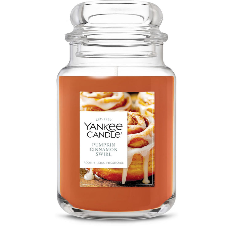 Pumpkin Cinnamon Swirl Original Large Jar Candle I9
