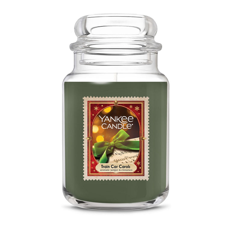 Train Car Carols Original Large Jar Candle F9