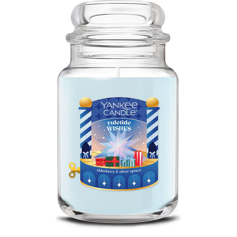 Yuletide Wishes Original Large Jar Candle X7