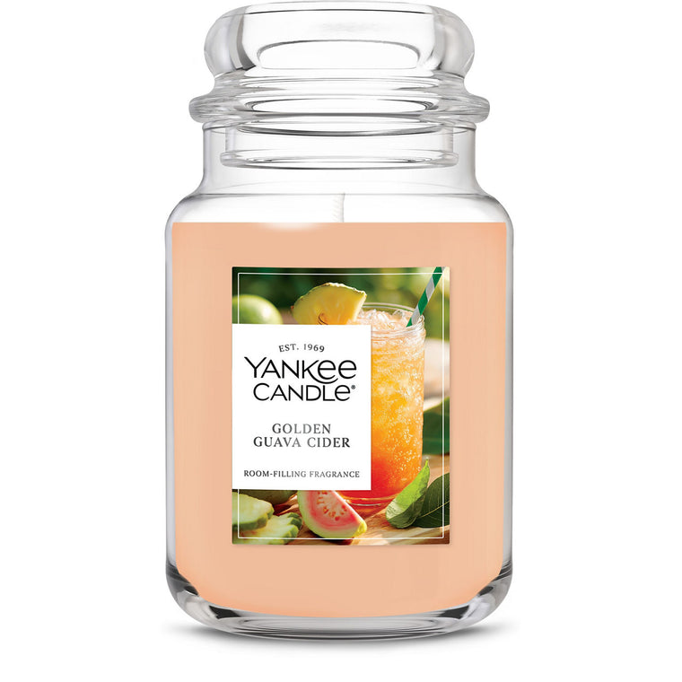 Golden Guava Cider Original Large Jar Candle Y9