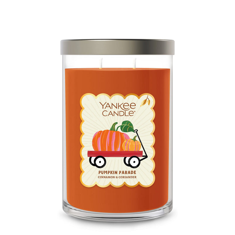 Pumpkin Parade Large Tumbler Candle B5