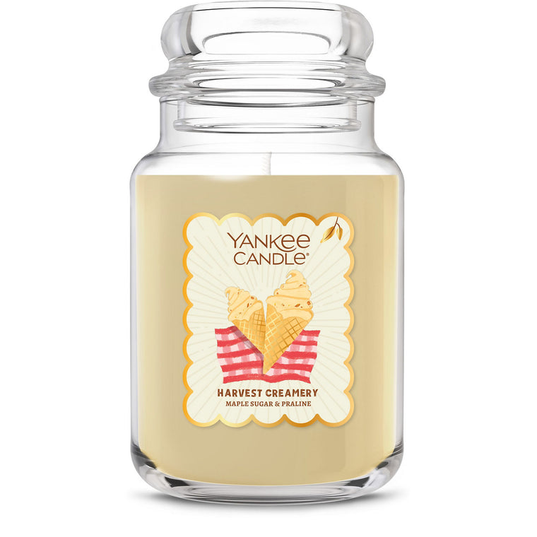 Harvest Creamery Original Large Jar Candle U9
