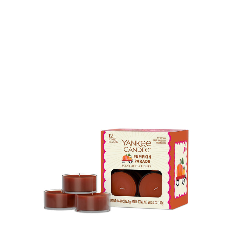 Pumpkin Parade Scented Tea Light Candles H0