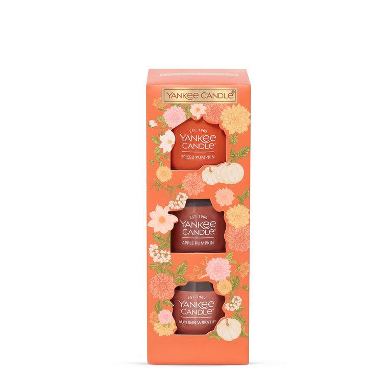 Pumpkin Season Minis Candle Gift Set Trio H3