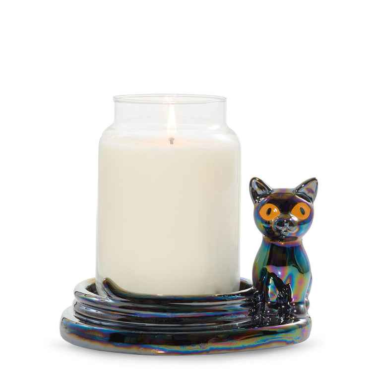 Twilight Whiskers Jar Candle Holder V9