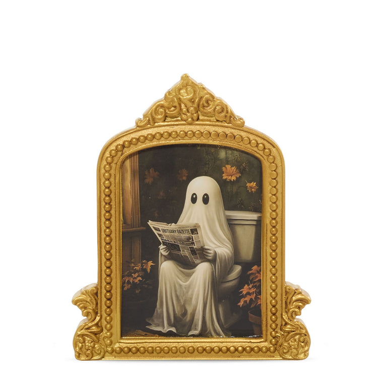 Reading Ghost Portrait Tea Light Candle Holder X0