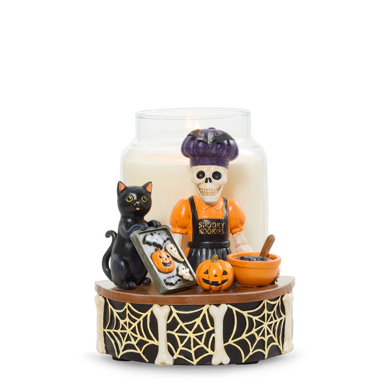 Bonebury Lane Spooky Kookies Jar Candle Holder G4